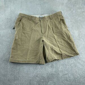 Columbia Mens Khaki Cotton Cargo Shorts With Side Pocket Size 38 1770